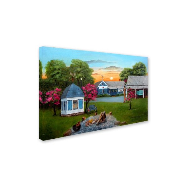 Arie Reinhardt Taylor 'Bakers Country Home' Canvas Art,12x19